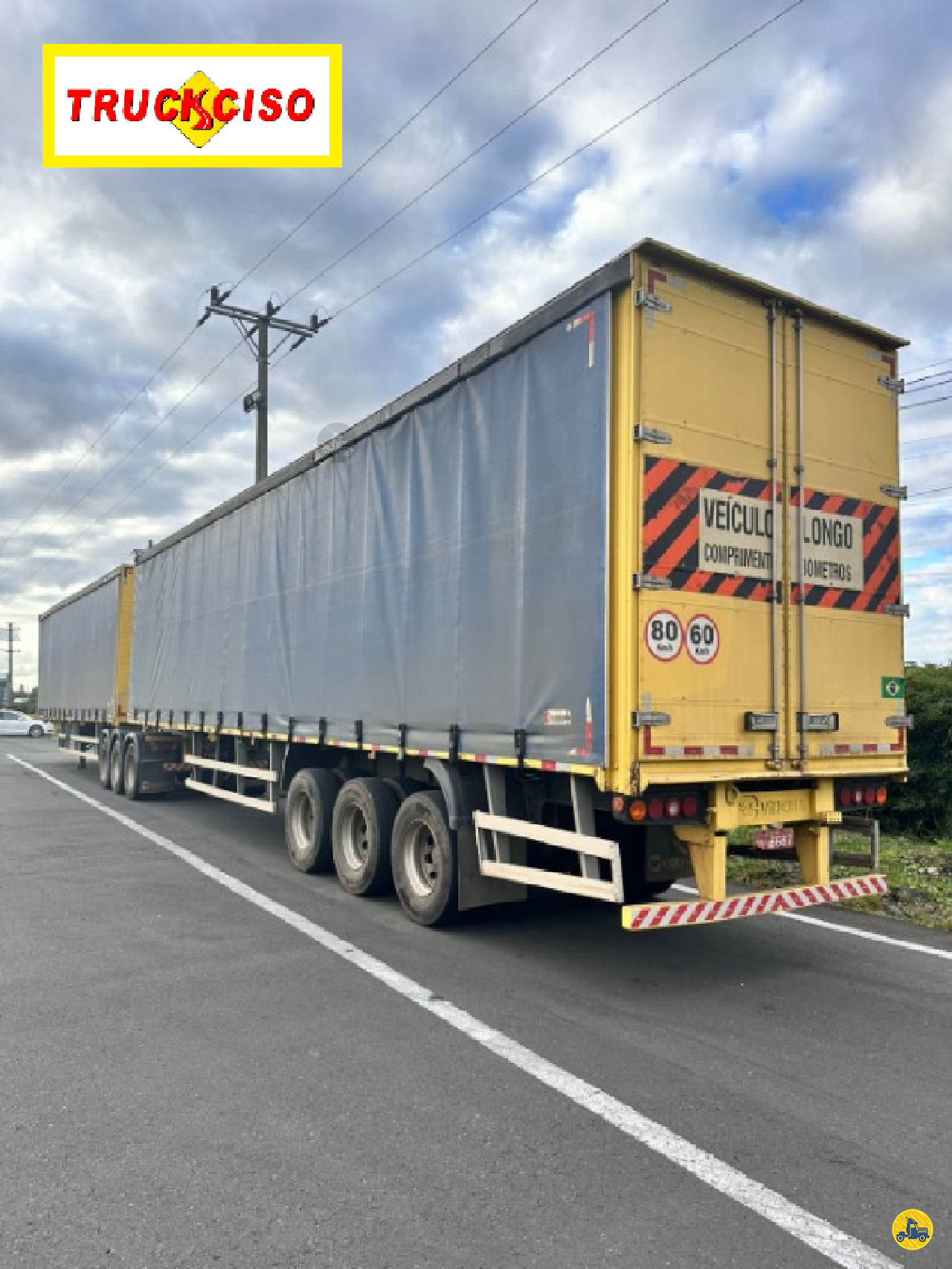 CARRETA BITREM 9 EIXOS BAU SIDER TRUCKCISO ARAUCARIA PARANÁ PR